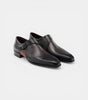 The Genoa Single Monk Straps - Handcrafted Graphite & Burgundy Leather Single Straps for men