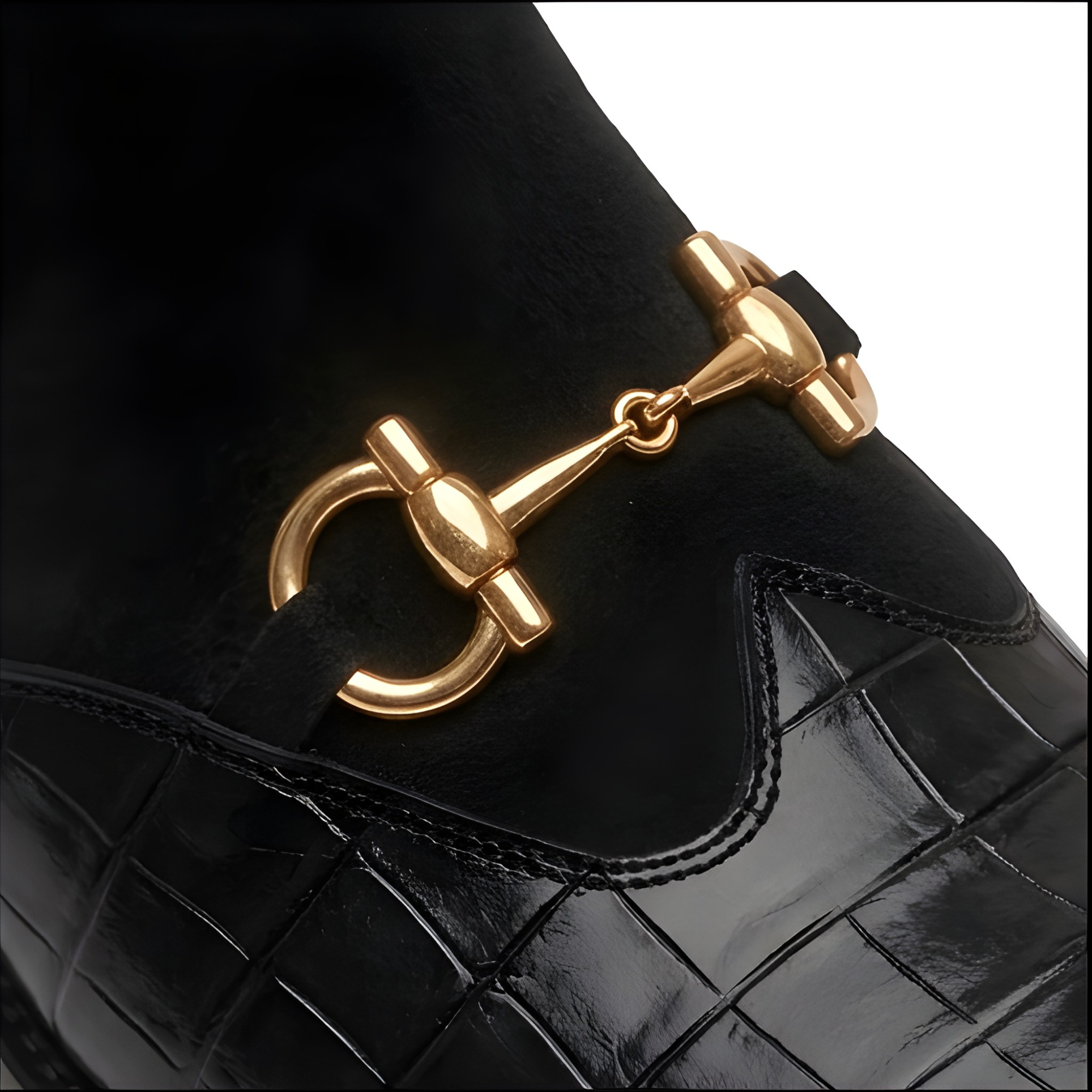 The Cortina Handcrafted Tan Croc-Embossed Leather Jodhpur Chelsea Boots for Men