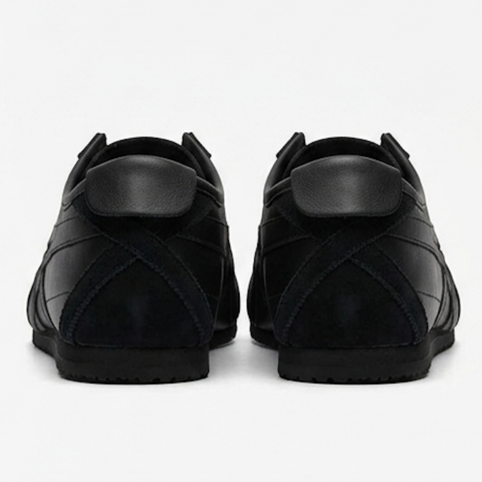 The Fano Sneakers - Handcrafted white Leather & Suede Panelled Sneakers for Men