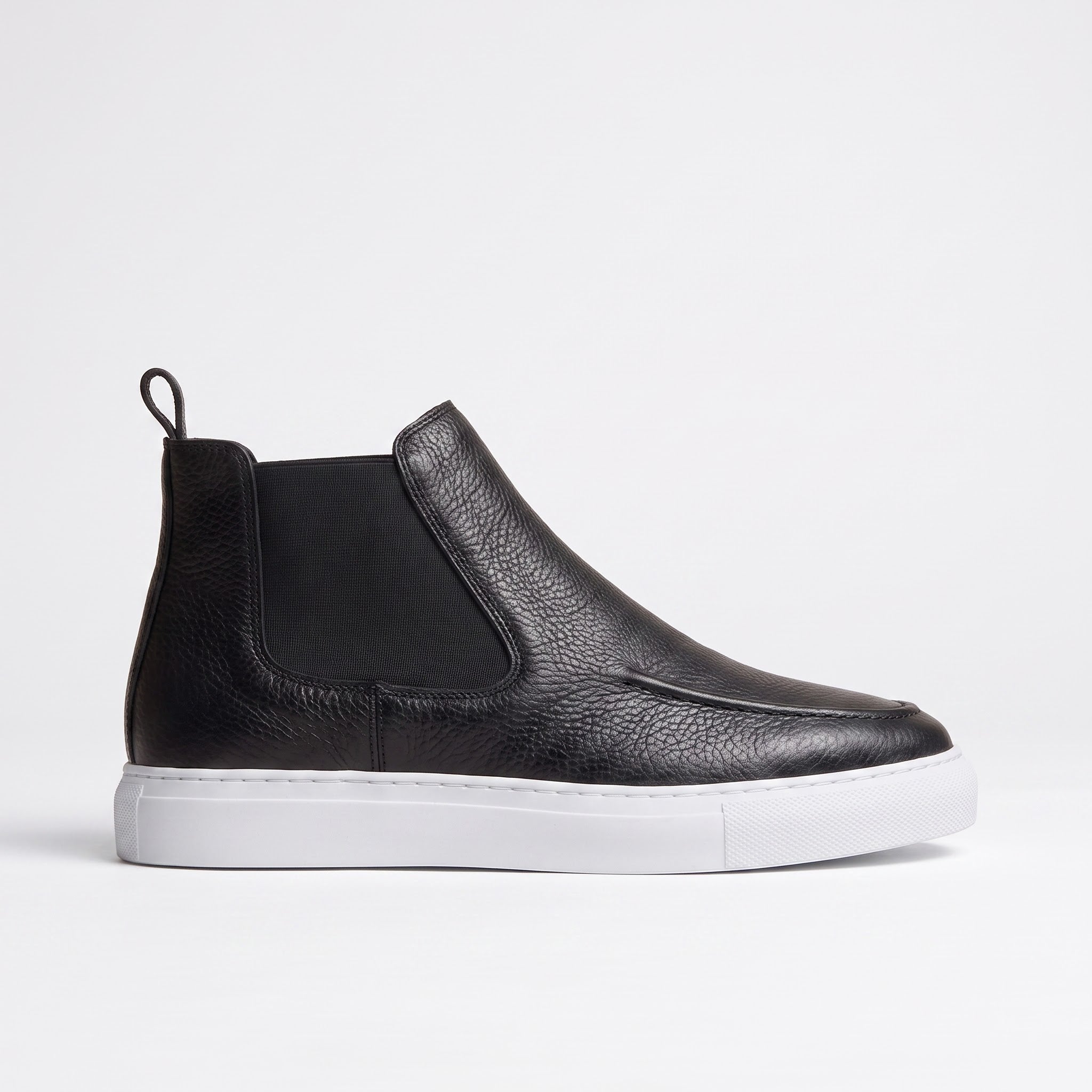 The Navigli Noir High-Top Chelsea Sneaker