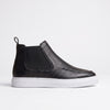 The Navigli Noir High-Top Chelsea Sneaker - MORDA MILANO