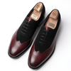 The Bellagio Burgundy & Black Leather Oxford Lace ups for Men