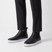 The Navigli Noir High-Top Chelsea Sneaker