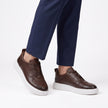 The Portofino Marrone Quilted Sneaker