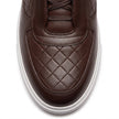 The Portofino Marrone Quilted Sneaker