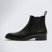 The Marcellus Handcrafted Black Leather Chelsea Ankle Boots for Men