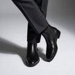 The Marcellus Handcrafted Black Leather Chelsea Ankle Boots for Men