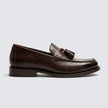 The Rimini Handcrafted Moccasin stitch Espresso Brown Leather Tassel Loafers for Men
