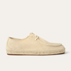 The Capri Cream Leather Espadrille Loafers Shoes for Men - MORDA MILANO