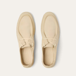 The Capri Cream and Brown Suede Leather Espadrille Loafers Shoes for Men