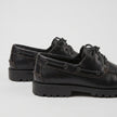 The Laurent Handcrafted Leather with Moc-Toe Detailing and Rugged Contemporary Sole boat loafers for Men