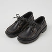 The Laurent Handcrafted Leather with Moc-Toe Detailing and Rugged Contemporary Sole boat loafers for Men