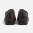 The Milano Espresso Handcrafted Brown Leather and Crocodile-Embossed Double Monk Strap Shoes for Men