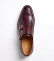 The Brera Burgundy Double Monk Straps Dress Shoes for Men-Morda Milano+