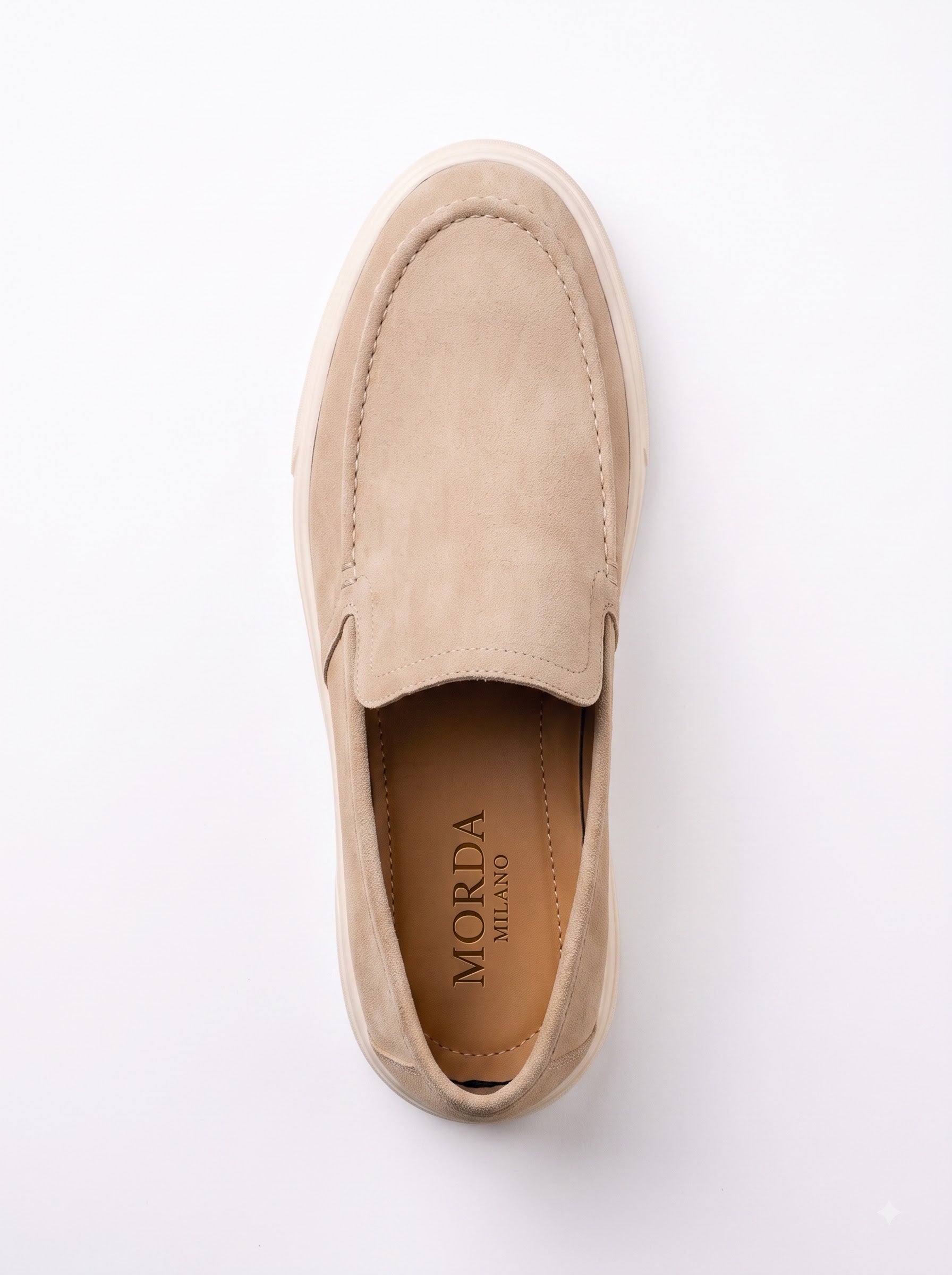 The Portofino Cioccolato Suede Slip-On