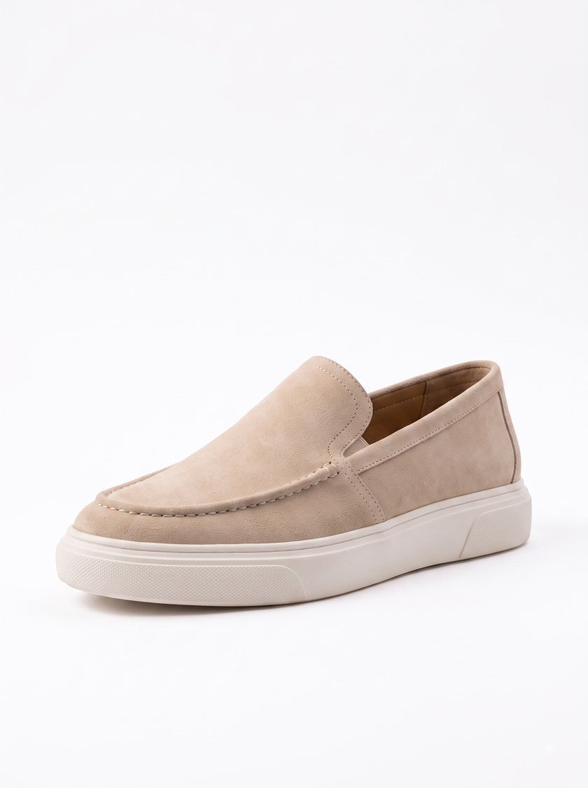 The Portofino Cioccolato Suede Slip-On