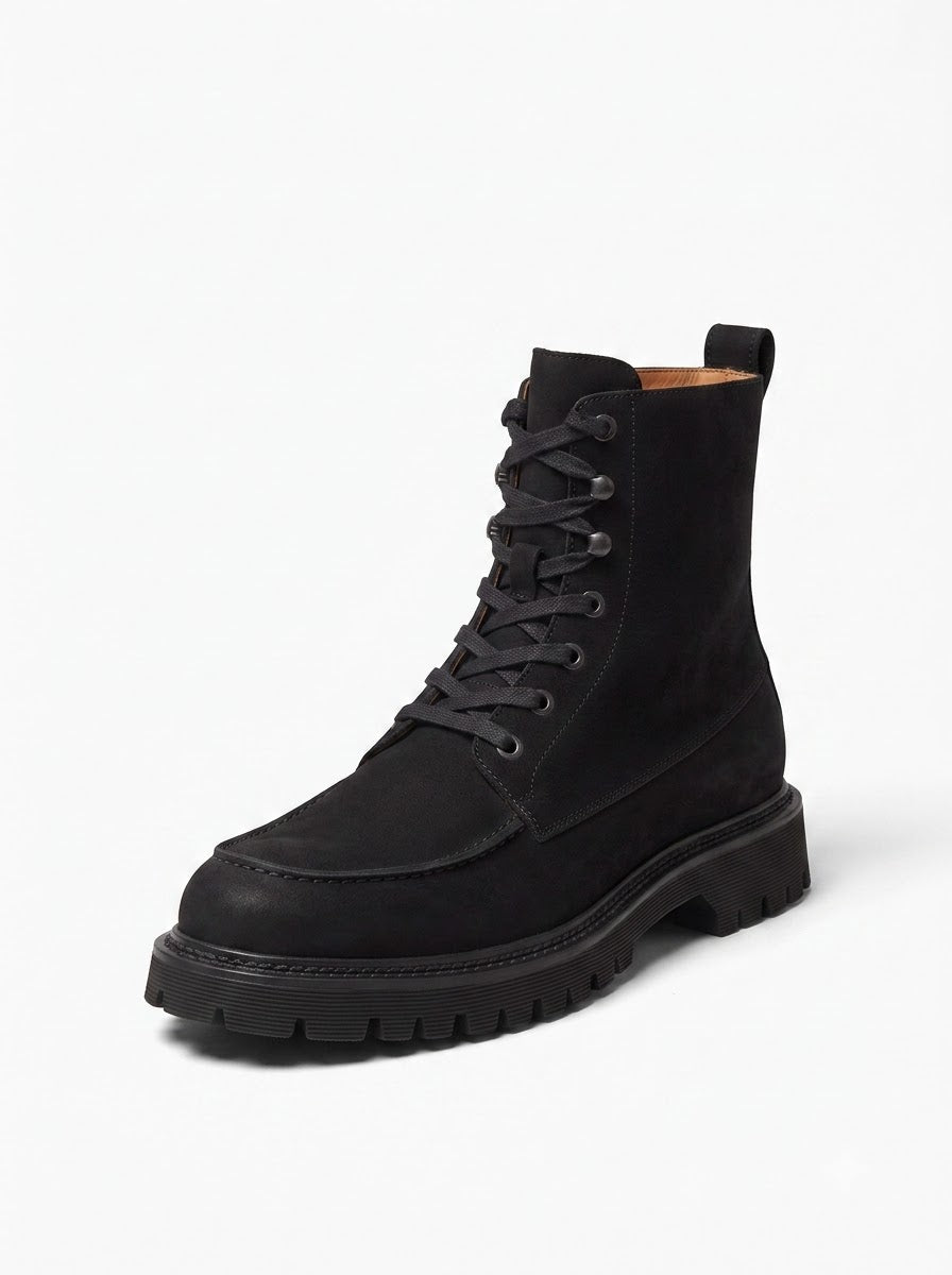 The Dolomite Nero Moc-Toe Boot