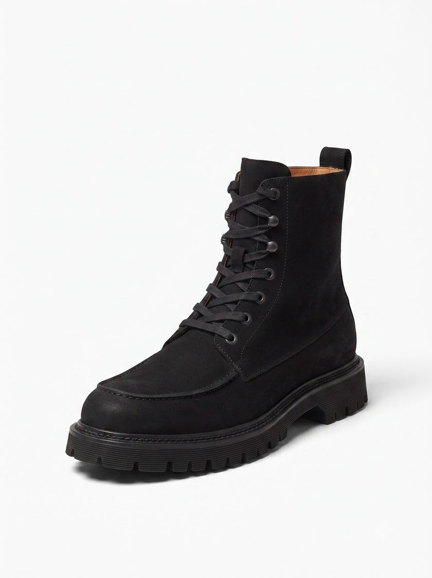 The Dolomite Nero Moc-Toe Boot