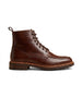 The Dolomiti Cognac Lace-Up Boot - MORDA MILANO