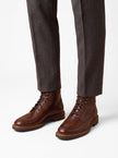 The Dolomiti Cognac Lace-Up Boot