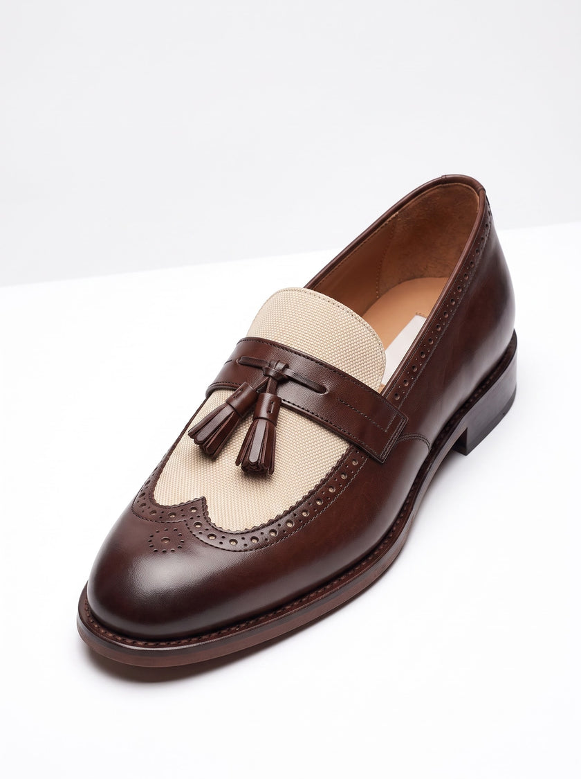 The Positano Bicolore Tassel Loafer