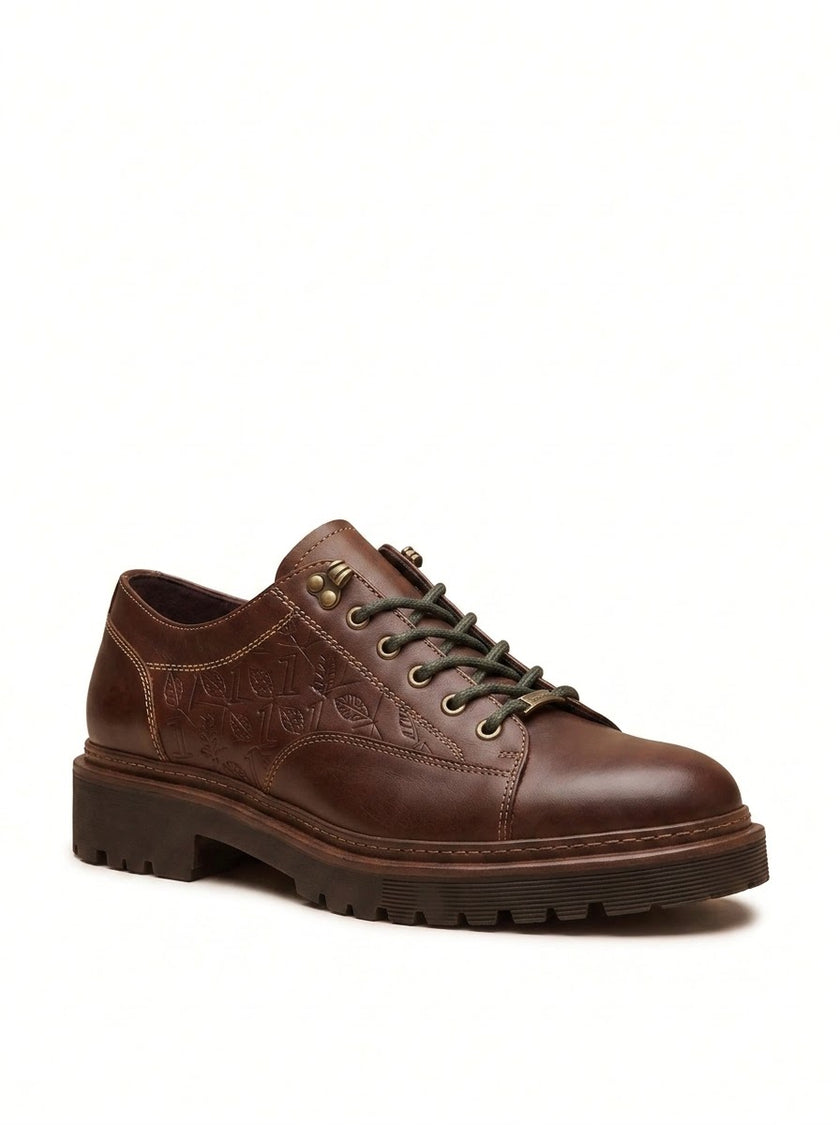The Perugia Cioccolato Embossed Derby