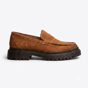 The Sabbia Handcrafted Suede leather Chunky Loafer for Men