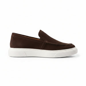 The Cioccolato Handcrafted Suede Boat Loafers for Men