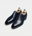 The Siena Oxfords Lace ups - Handcrafted Blue Leather Wingtip Oxfords for Men