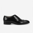The Livorno Noir Handcrafted Signature Cap-Toe High-Gloss Patent Leather Oxfords for Men