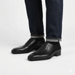 The Verona Royale Noir Croc Embossed Leather Lace Up Oxfords with Sculpted Silhouette and Refined Italian Inspired Finish for Men