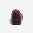The Mantova Handcrafted Polished Leather Double Monk Strap Loafers with Gold Buckle Detailing for Men