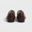 The Bellarivo Handcrafted Chestnut Croc-Embossed Leather Horsebit Loafers for Men