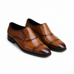 Valerio cognac leather loafers for men