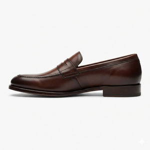 Verona Prestige dark brown leather loafers for men