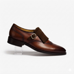 The Verona Chestnut Handcrafted Rich Brown Leather Kiltie Loafers with Suede Fringe Detailing and Brogue Perforated Toe for Men