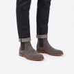 The Cammello Handcrafted Grey Suede leather Chelsea Boots for Men