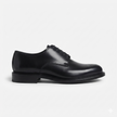The Como Brogue Handcrafted Black Patent Cap Toe Brogue Leather Derby Lace ups for Men