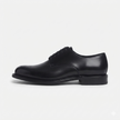 The Como Brogue Handcrafted Black Patent Cap Toe Brogue Leather Derby Lace ups for Men