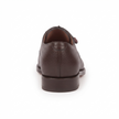 The Rafael Handcrafted Dark Brown Textured Leather Cap Toe Oxford Shoes for Men