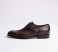 The Arco Handcrafted Dark Brown Buckle Detail Leather Monk Strap for Men