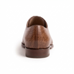 The Firenze Luxe Handcrafted Burnished Brown Leather Derby Shoes for Men