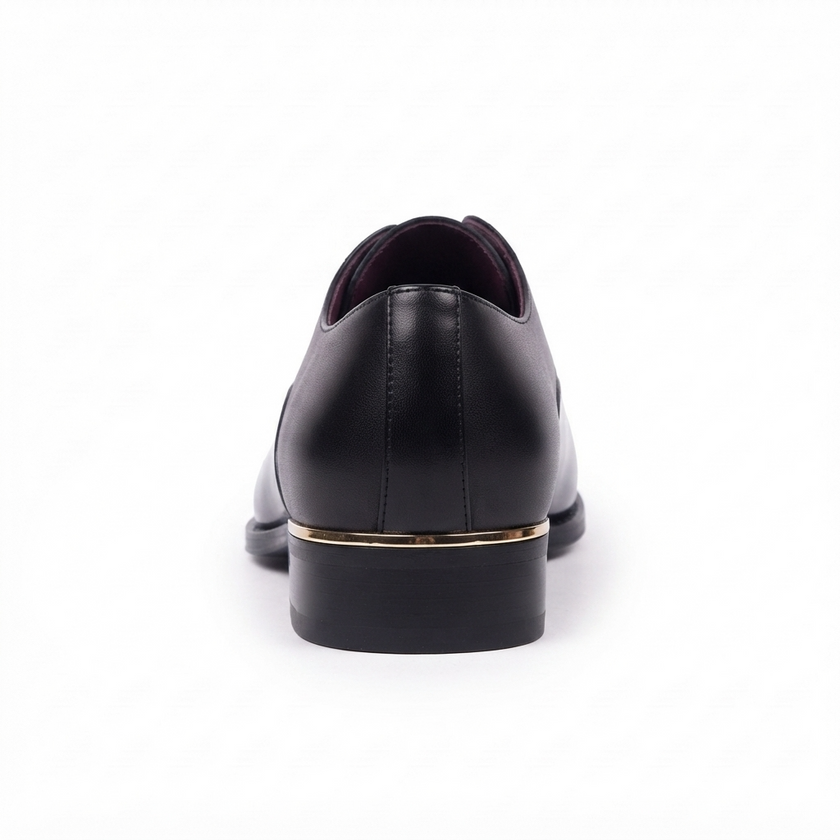 The Monaco Handcrafted Leather Black Patent Slip-On Dress Shoes for Men