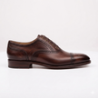 The Oxford Royale Premium Brown Leather Wingtip Brogue Dress Shoes for Men