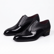 The Monaco Handcrafted Leather Black Patent Slip-On Dress Shoes for Men