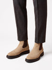 The Piemonte Cammello Brogue Chelsea Boot