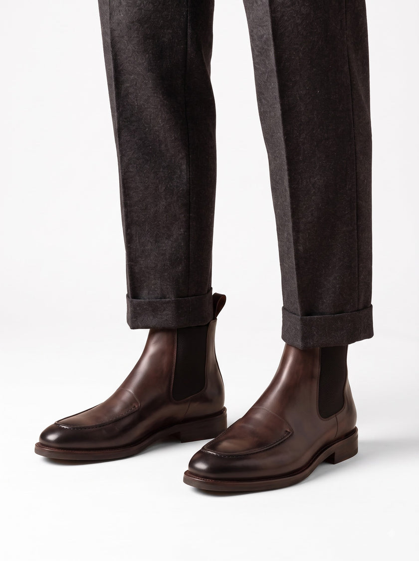 The Firenze Moro Loafer-Vamp Chelsea Boot