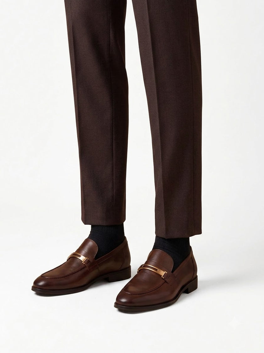 The Milano Cognac Bit Loafer