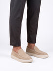 The Portofino Cioccolato Suede Slip-On