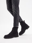 The Dolomite Nero Moc-Toe Boot